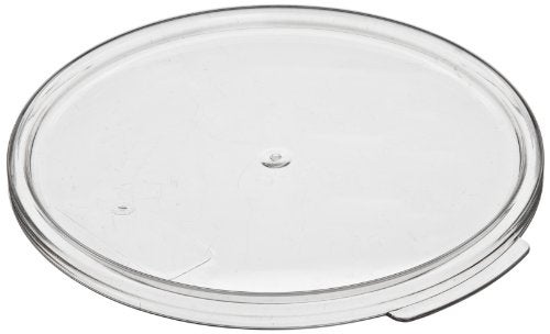 Cambro RFSCWC6 Camwear Clear Polycarbonate Round Lid for 6 qt and 8 qt Capacity Food Storage Container