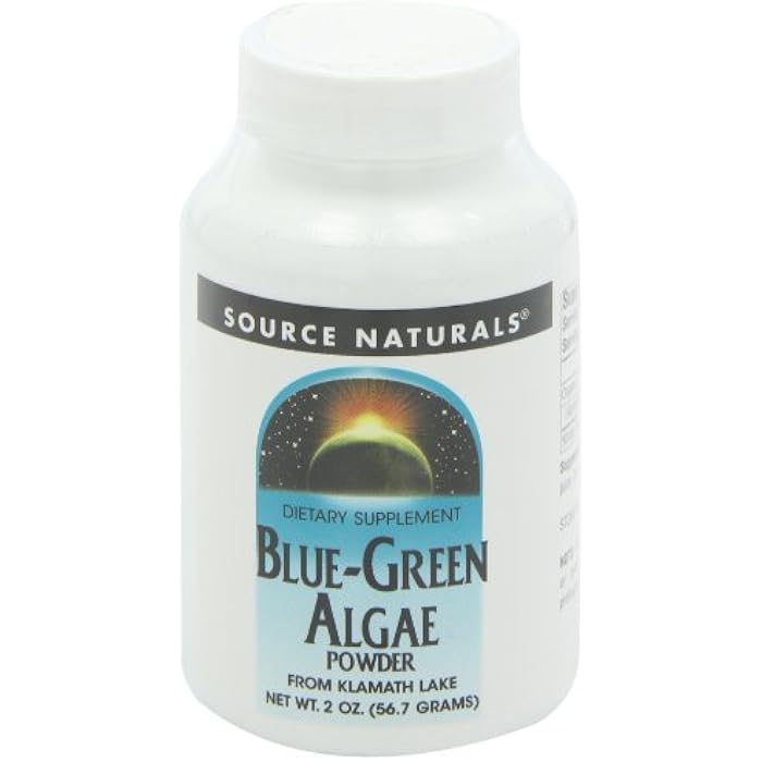 Source Naturals Blue-Green Algae from Klamath Lake, with Phycocyanin and Chlorophyll - 2oz Powder - Image 4