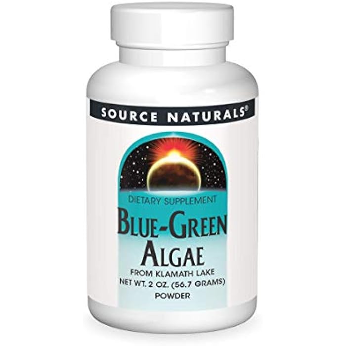 Source Naturals Blue-Green Algae from Klamath Lake, with Phycocyanin and Chlorophyll - 2oz Powder - Image 1