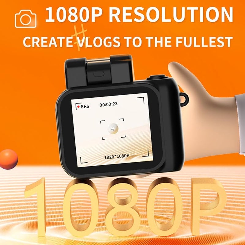 Super Mini Keychain Camera 1 44 Inch Screen 1080p Video Recorder 350mAh Battery 512GB Expandable - Image 5