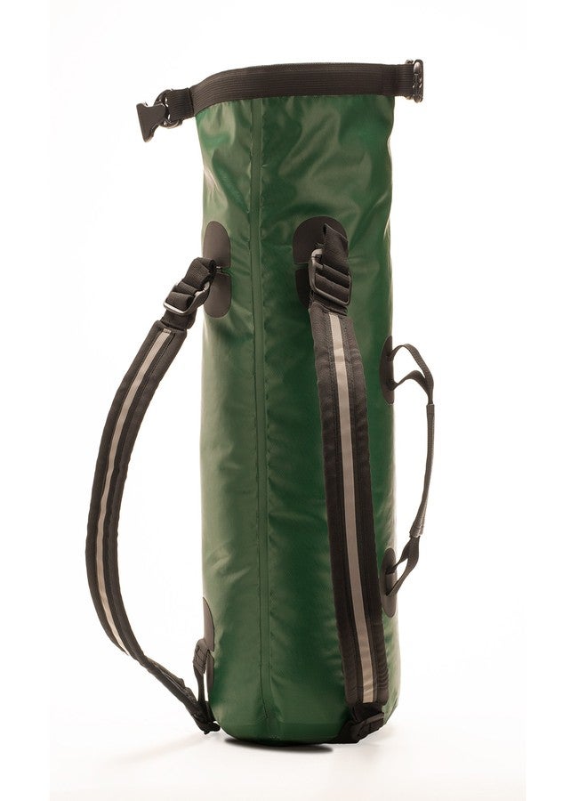AquaQuest Mariner Backpack - Waterproof Lightweight Dry Bag - 10 Liter - Green - Image 3