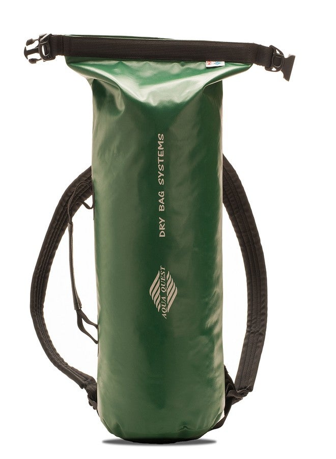 AquaQuest Mariner Backpack - Waterproof Lightweight Dry Bag - 10 Liter - Green - Image 1