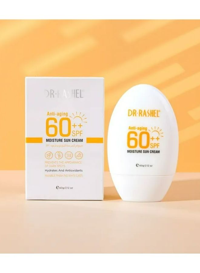 DR. RASHEL Anti-aging & moisture sun cream SPF 60 60G - Image 1
