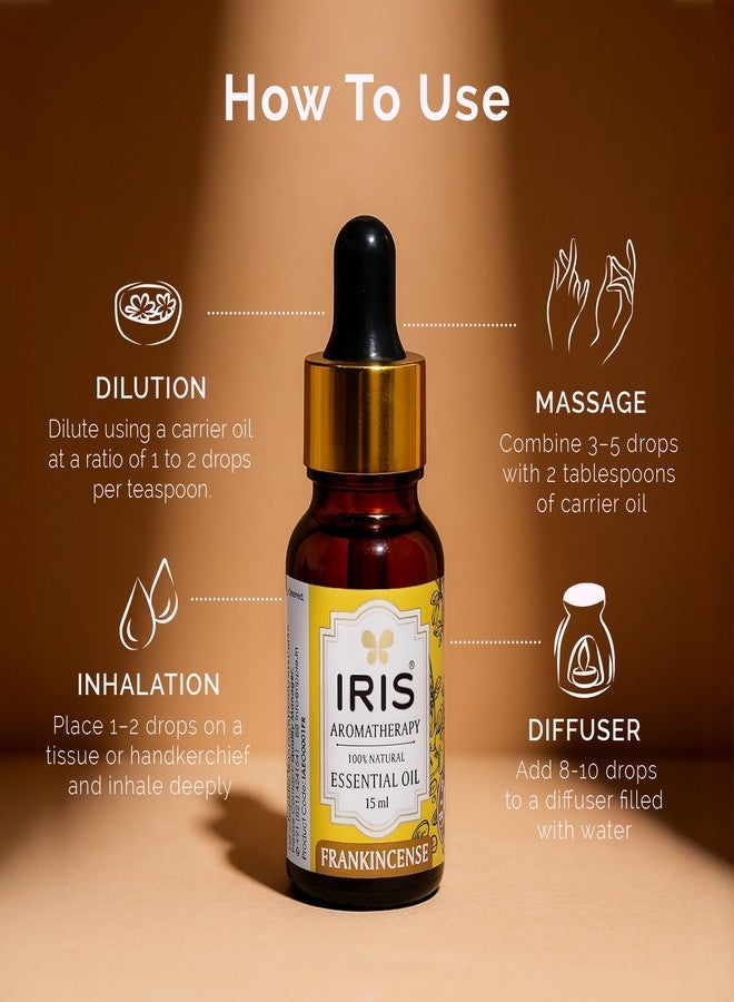 Iris Aromatherapy 15ml essential oil (Frankincense) - Image 5