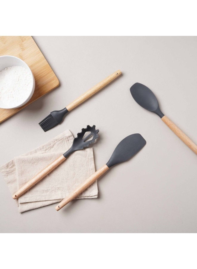 Pan Home Kiro Silicone Ladle 30x5.2cm - Grey - Image 5