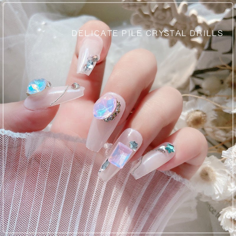 Princess Series Crystal Nail Diamonds – 30 Colorful Mixed Shapes for Manicure - Image 5