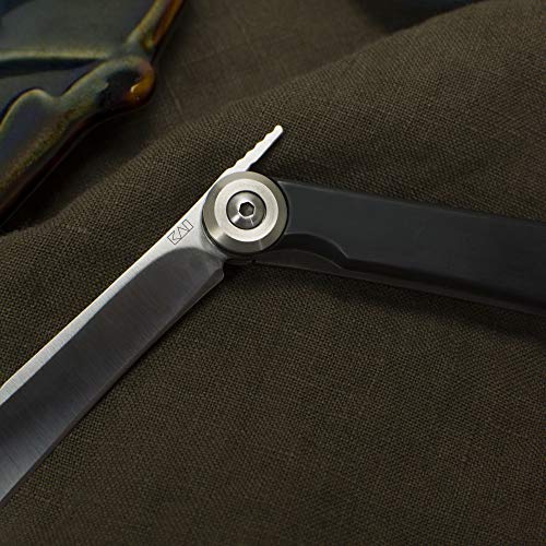 Kai Folding Personal Steak Knife, 3.25” Handcrafted Japanese Knife, Japanese 420J2 Stainless Steel Blade, Black Handle - Image 4