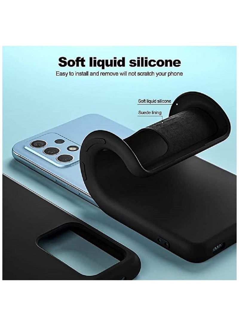 فيسوس حالة وقائية مضادة للسيليكون لسيليكون Galaxy A72 Black - Image 2