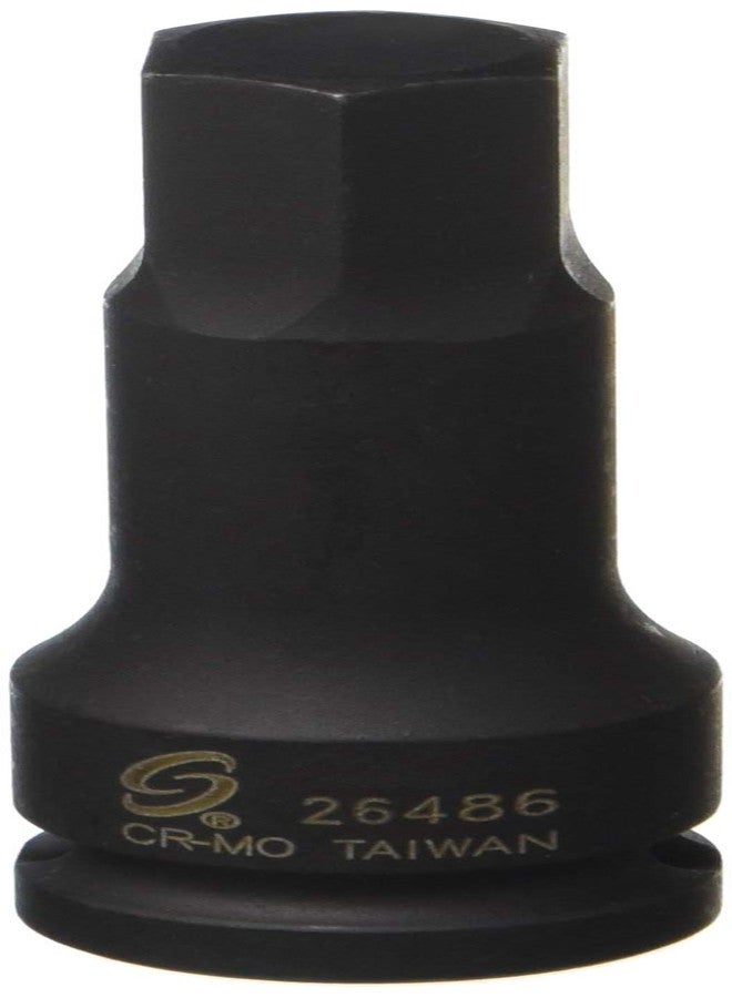 Sunex Tools Sunex 26486 1/2-Inch Drive 9/16-Inch Hex Impact Socket - Image 1