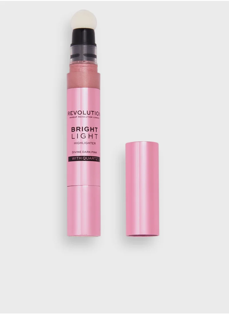 REVOLUTION Bright Light Highlighter Divine Dark Pink