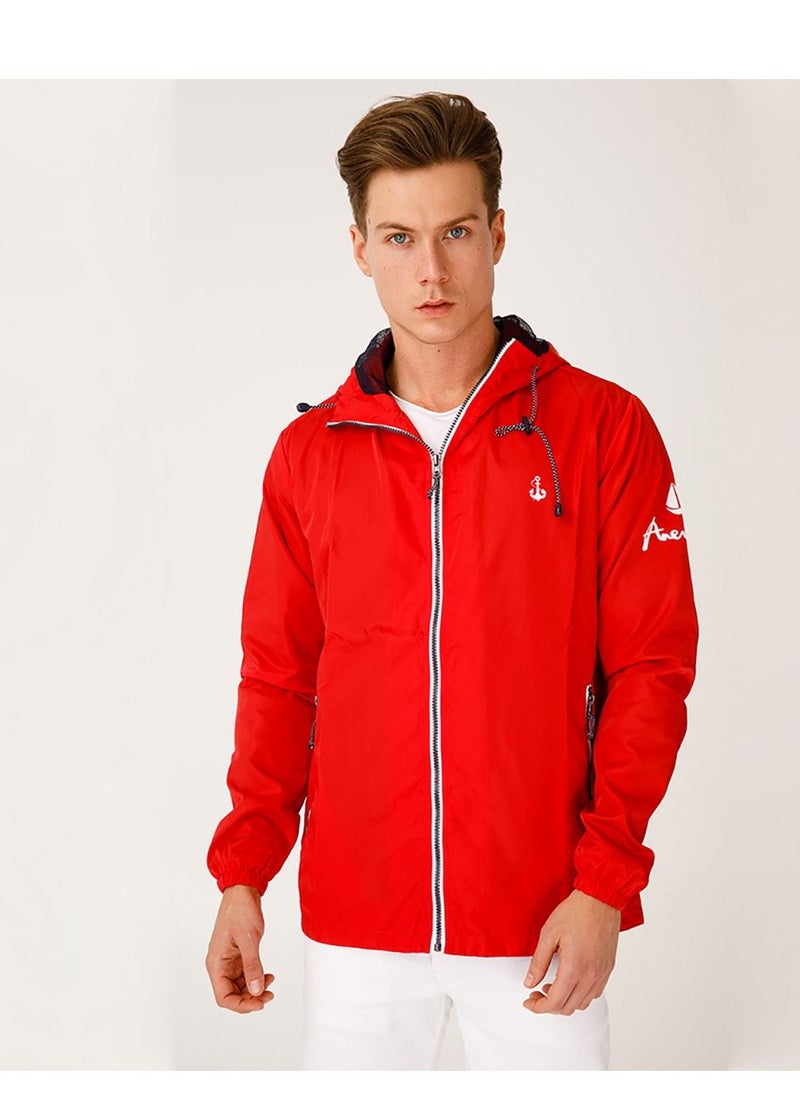 Biggdesign - Red Mens Rain Jacket Small - Image 1
