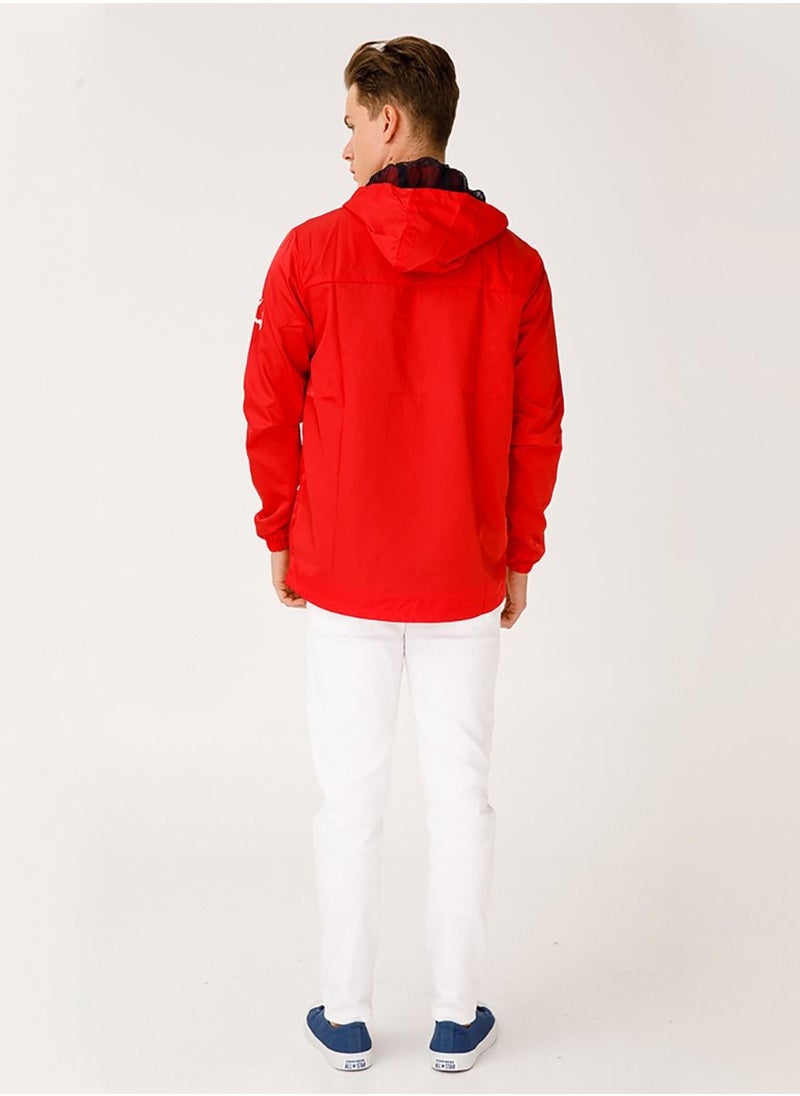 Biggdesign - Red Mens Rain Jacket Small - Image 1