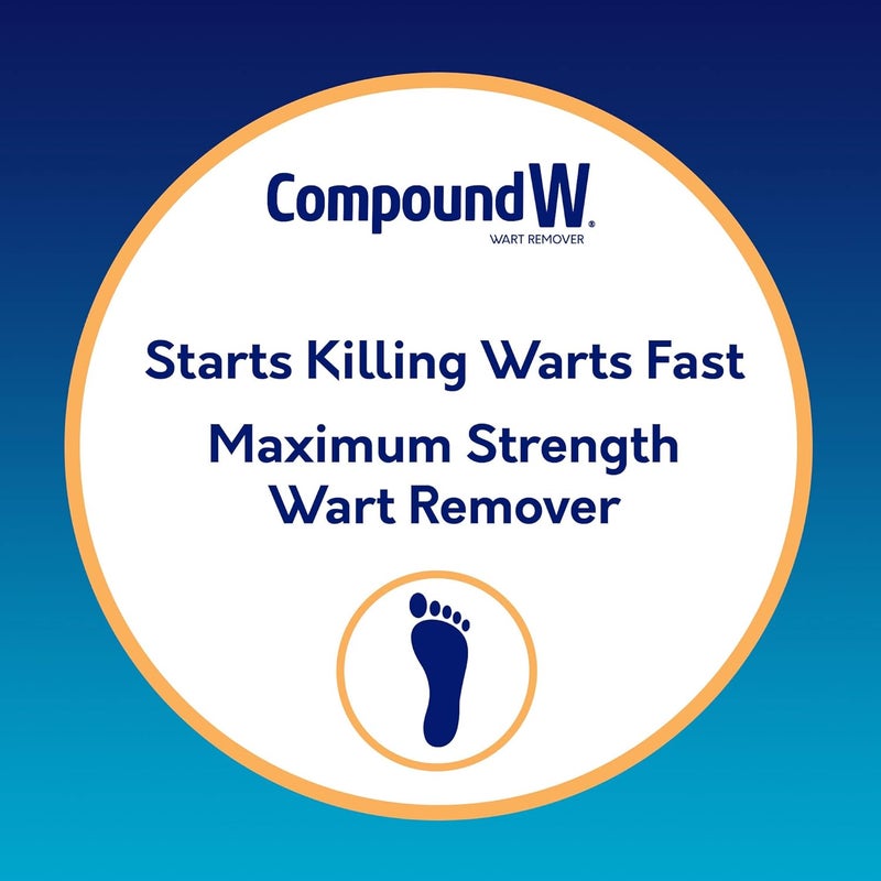 Compound W Maximum Strength One Step Plantar Wart Remover Foot Pads, 20 CT, 2 Pack - Image 2