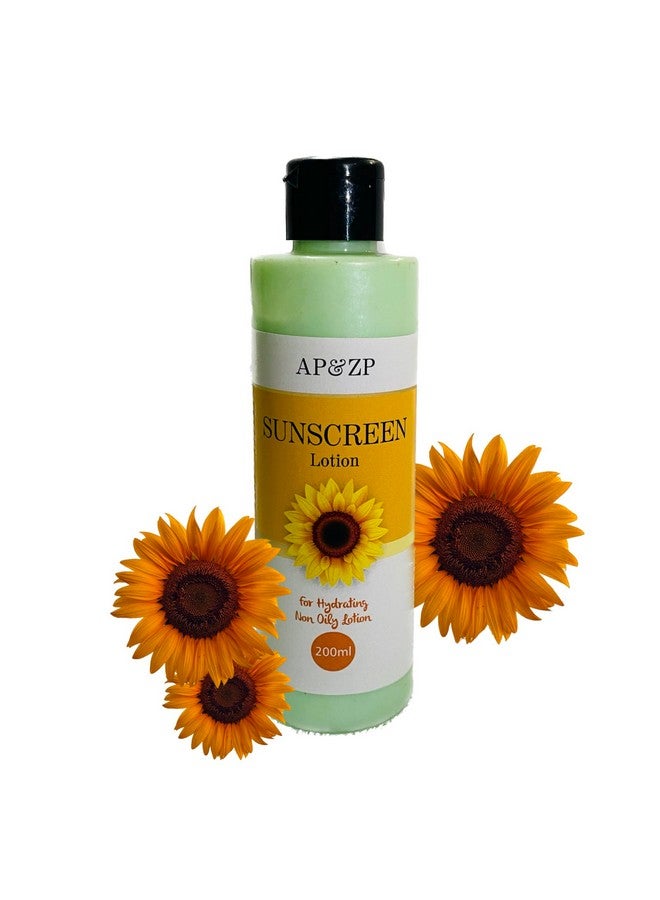 AP & ZP واقي شمس طبيعي AP & ZP SPF 30+ مع فيتامين E ومستخلصات عشبية | للبشرة الدهنية | كريم بدون أثر أبيض | لوشن واقي شمس غير لزج | خالي من البارابين | مناسب لجميع أنواع البشرة | 200 مل - Image 1