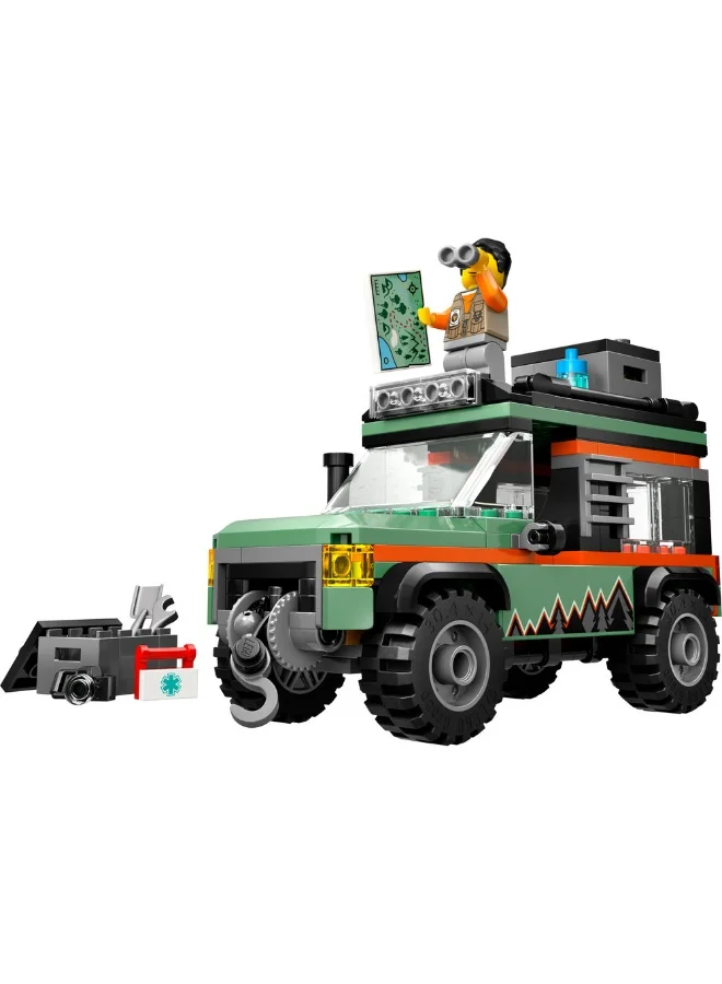 LEGO City Off-Road 4x4 Mountain Truck Adventure Toy 60447 (221) Pieces