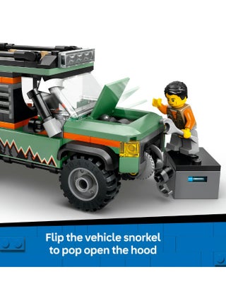 City Off-Road 4x4 Mountain Truck, Toy Vehicle Set 60447 (Age 6+, 221 Pieces) - view 5