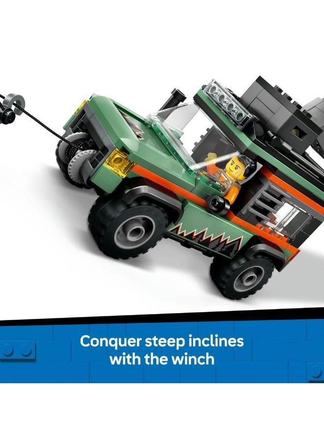 LEGO City Off-Road 4x4 Mountain Truck Adventure Toy 60447 (221) Pieces  - Image 4