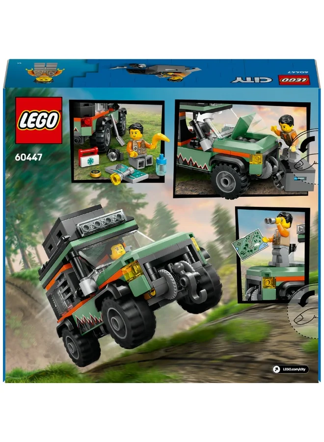 LEGO City Off-Road 4x4 Mountain Truck Adventure Toy 60447 (221) Pieces