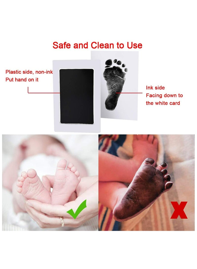 Baby Handprint and Footprint Kit, 3 Baby Handprint Ink Pads, 6 Imprint Cards, Pet Paw Print, Inkless Print Kit Safe Non-Toxic for baby Feet and Hands, Family Keepsake - Image 3
