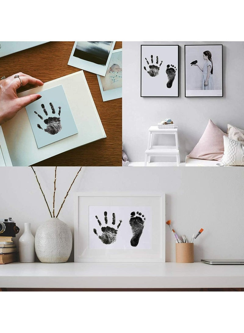 Baby Handprint and Footprint Kit, 3 Baby Handprint Ink Pads, 6 Imprint Cards, Pet Paw Print, Inkless Print Kit Safe Non-Toxic for baby Feet and Hands, Family Keepsake - Image 5