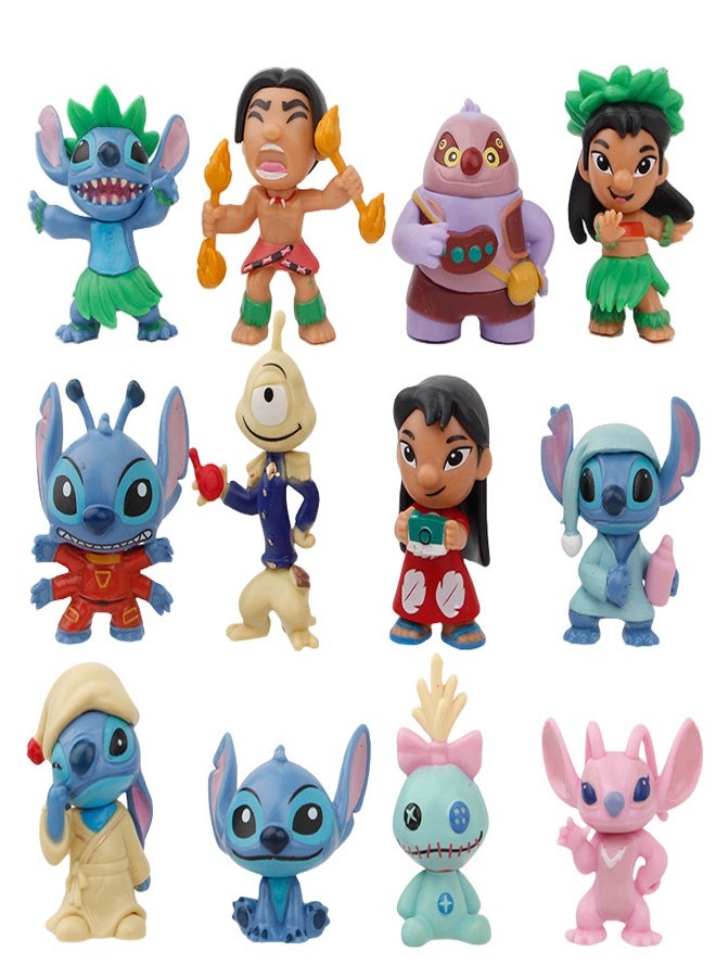 General Stitch Desk Figures 12 Pieces  - Image 1