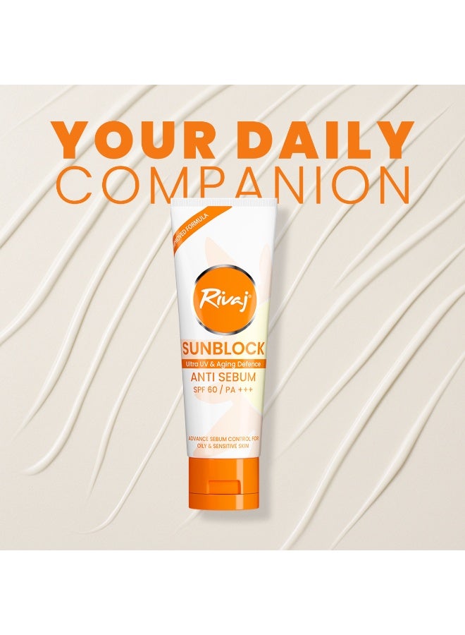 ريفاج يو كيه واقي الشمس المضاد للدهون SPF60 من ريفاج يو كيه 40 مل – حماية واسعة الطيف من أشعة UVA/UVB | يقلل المسام، يتحكم بالزيوت ويتميز بقوام خفيف | واقٍ شمس يومي غير دهني للوجه والجسم | مناسب للاستخدام تحت المكياج - Image 5