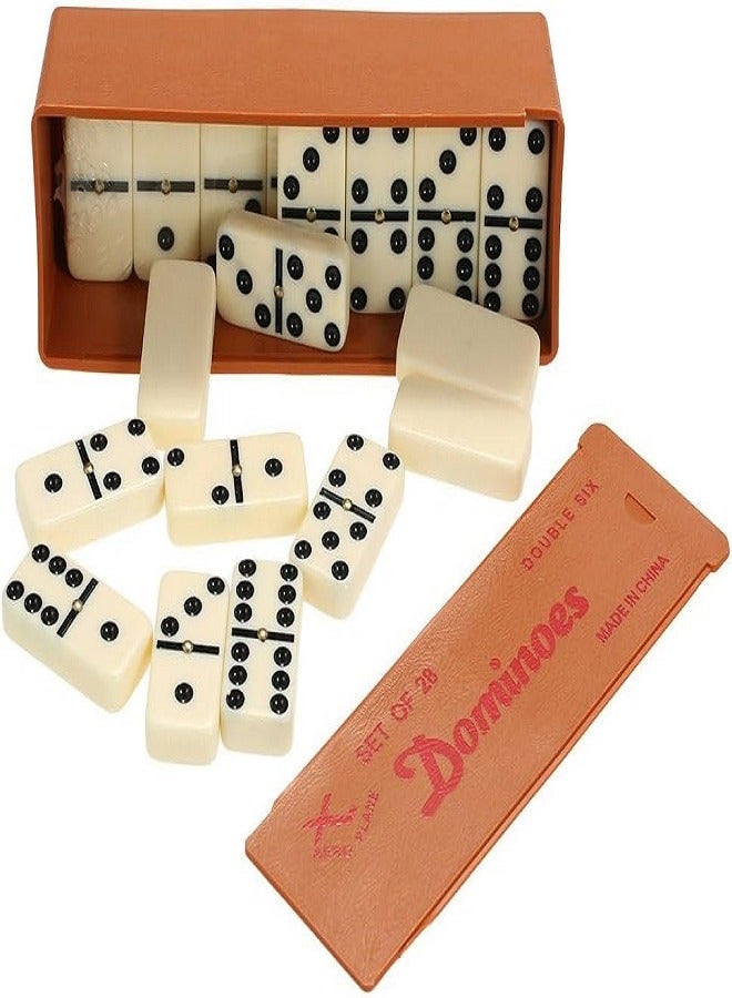 مجموعة العاب دومينو صندوق بلاستيك ممتازه الجوده - ( الاصليه )- متعددة الالوان، طفل - Image 1
