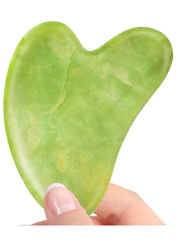 Jade Roller & Gua Sha Facial Tools Women's Beauty Roller Skin Care Tools Real natural jade Used for Face Eyes Neck Body Muscle Relaxing  S7 - Image 3