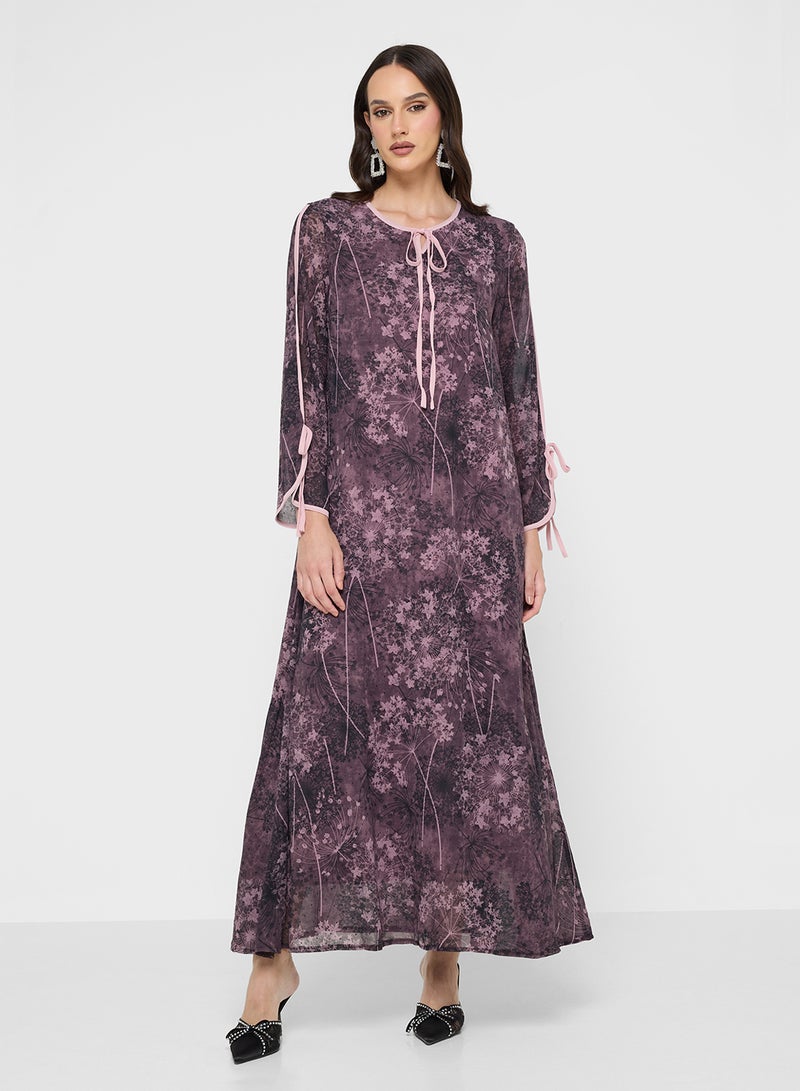 Khizana Printed Jalabiya - Image 1