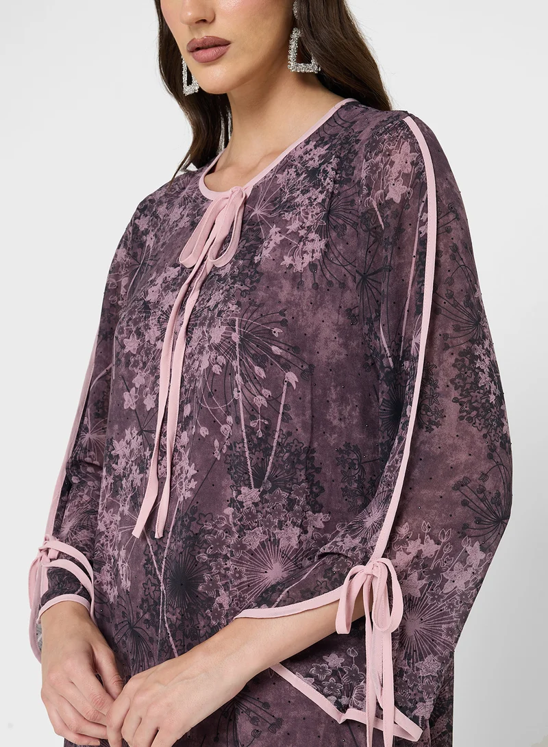 Khizana Printed Jalabiya