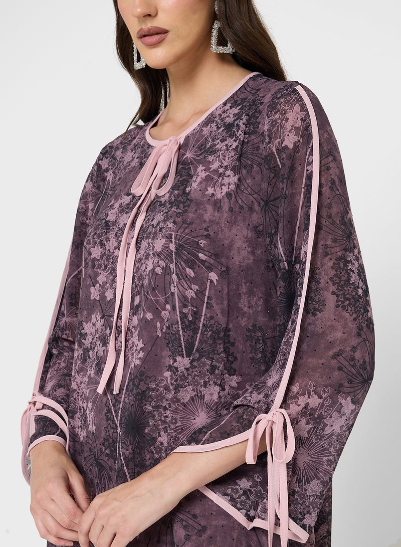 Khizana Printed Jalabiya - Image 3