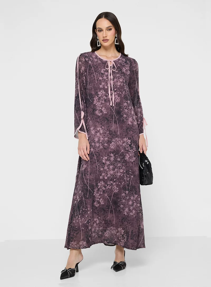 Khizana Printed Jalabiya