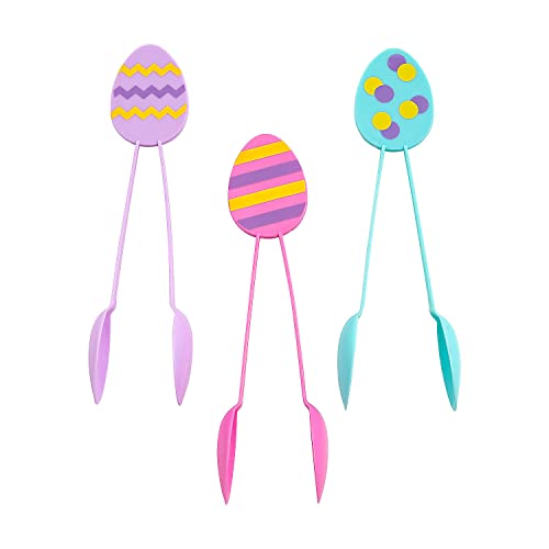 Fun Express Easter Egg Dying Tongs 12 Pieces Great For Kids Mess Free Crafts for Easter Daycare School and Home Supplies - Image 5