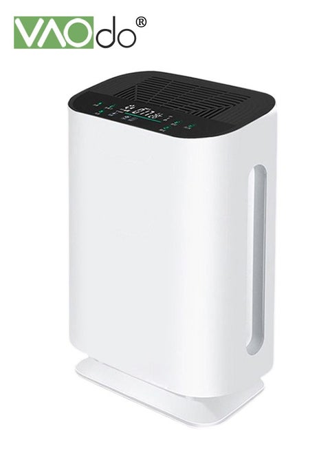 Air Purifier For Home HEPA Air Purifier Covers Up To 50㎡ In Large Room 3 Fan Speeds Built-in Timer Sleep Mode- True H13 HEPA Removes 99.99% Pollen  Pets  Allergies