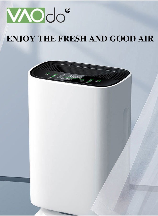 VAOdo - Air Purifier For Home HEPA Air Purifier Covers Up To 50㎡ In Large Room 3 Fan Speeds Built-in Timer Sleep Mode- True H13 HEPA Removes 99.99% Pollen  Pets  Allergies - Image 1