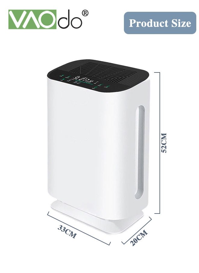 VAOdo - Air Purifier For Home HEPA Air Purifier Covers Up To 50㎡ In Large Room 3 Fan Speeds Built-in Timer Sleep Mode- True H13 HEPA Removes 99.99% Pollen  Pets  Allergies - Image 1