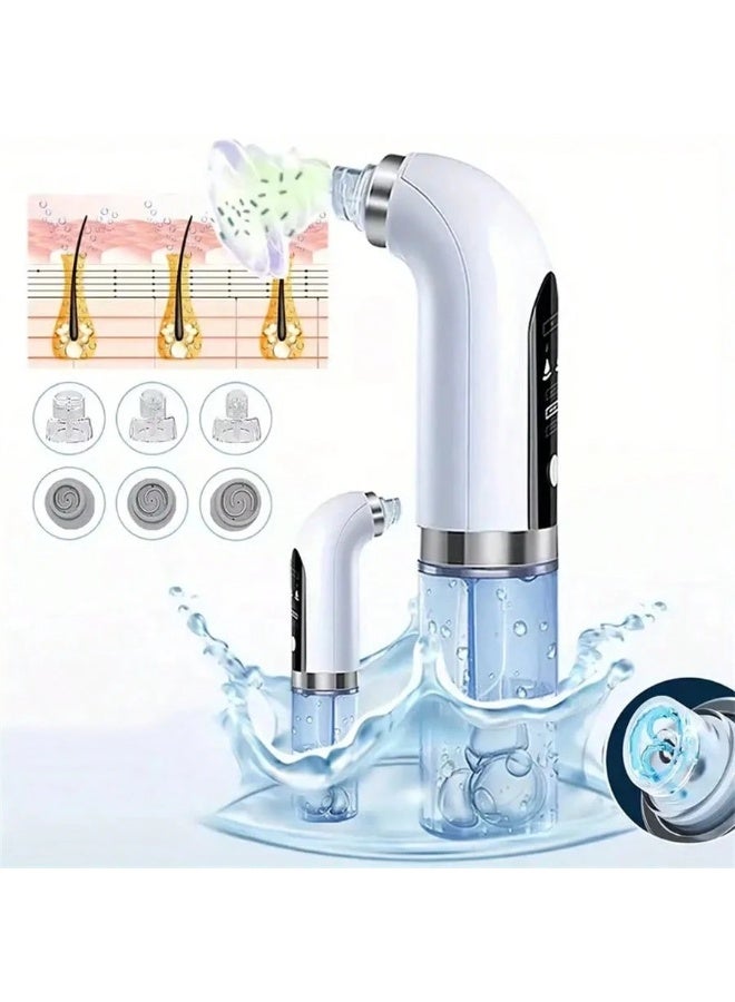 هيومان جوي منظف ​​الرؤوس السوداء للوجه مع 6 رؤوس شفط، للعناية بالوجه للنساء والرجال - Image 3