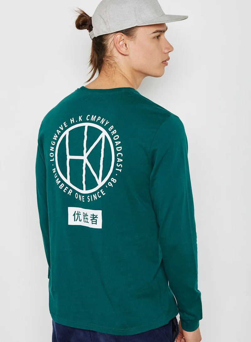 TOPMAN Company Print T-Shirt