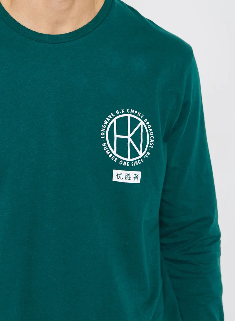 TOPMAN Company Print T-Shirt