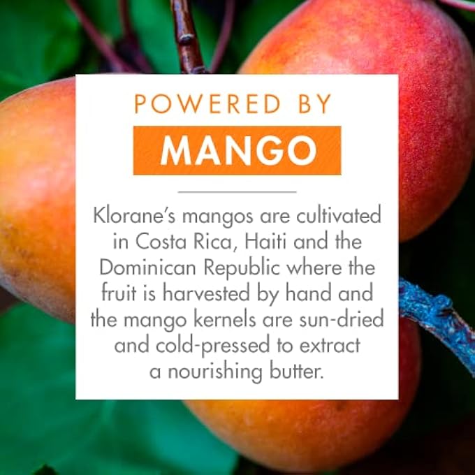 Klorane NOURISHING CONDITIONER WITH MANGO BUTTER, MOISTURIZE AND HYDRATE DRY HAIR, PARABEN, SILICONE, SULFATE FREE, 1.6 OZ. - Image 3
