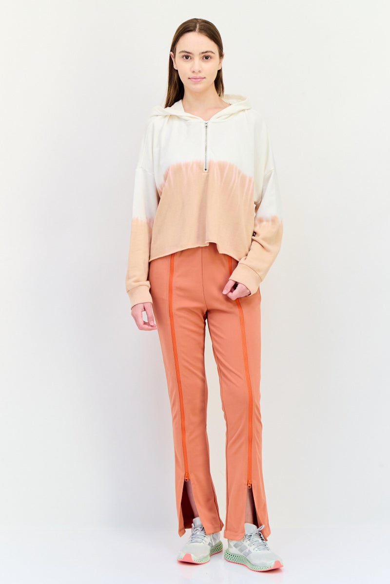 Aerie Women Hooded Two Tone Long Sleeve Sweatshirt, Multicolor - Image 2