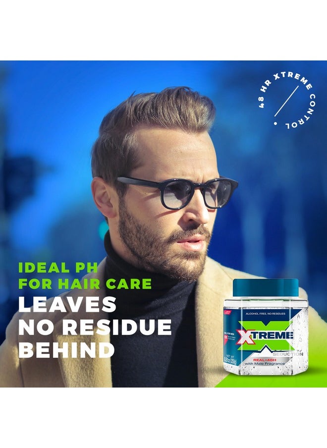 XTREME Gel Seduction Styling Hair Gel For Men With Aloe Vera And 48Hours Control 8.81 Oz (Pack Of 12)  - Image 5
