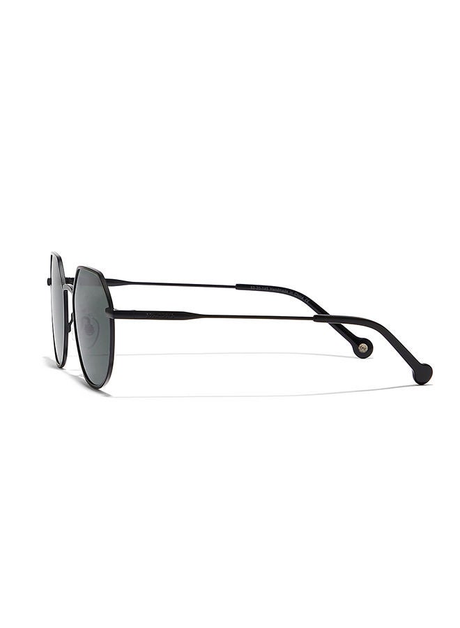 30Sundays 30Sundays TURN UP Polarised,Men Sunglasses, Geometric Sunglasses, UV Protection: UV400 (Black,Green) - Image 2