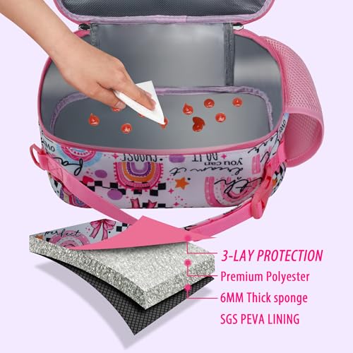 RLGPBON Kids Lunch Box Insulated Lunch Bag for Boys Girls,Cute Lunch Bag and Reusable Toddler Lunch box for School and Daycare - Image 4