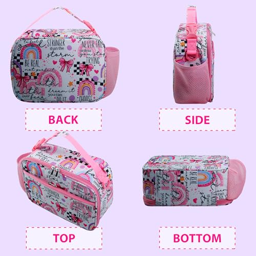 RLGPBON Kids Lunch Box Insulated Lunch Bag for Boys Girls,Cute Lunch Bag and Reusable Toddler Lunch box for School and Daycare - Image 3
