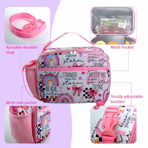 RLGPBON Kids Lunch Box Insulated Lunch Bag for Boys Girls,Cute Lunch Bag and Reusable Toddler Lunch box for School and Daycare - Image 5