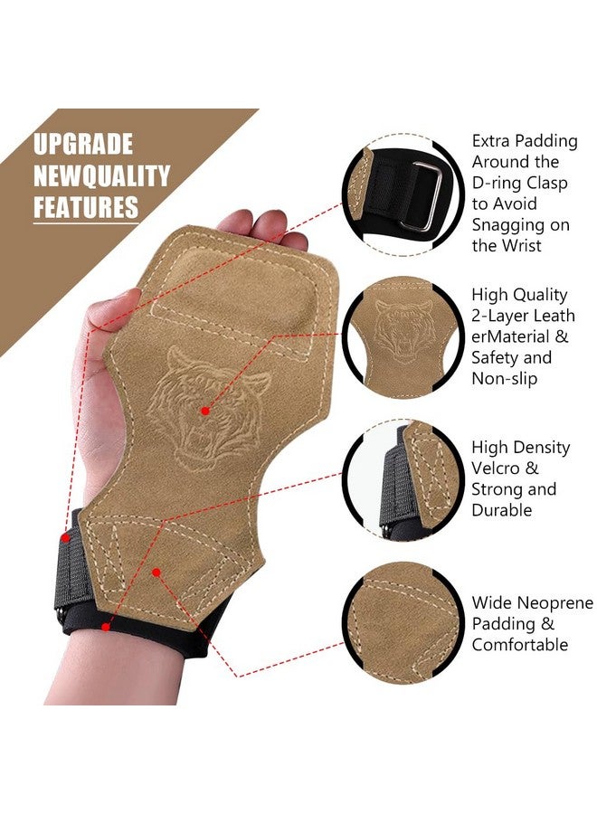 Proberos® Weight Lifting Wrist Strap with Padded Support Belt, Anti-Slip Synthetic Leather Gym Straps for Weightlifting, Workout, Wrist Protection, Stronger Grip, Adjustable, Unisex Fitness Accessory - Image 3