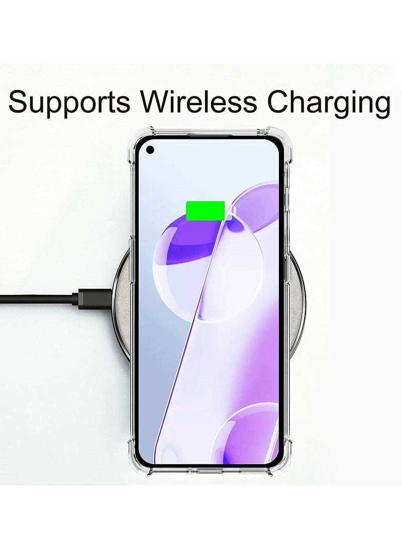 CATANES OnePlus 10 Pro Clear Shockproof Case Slim Transparent TPU Cover with Bumper Airbag Corners 6.7 inch - Image 4