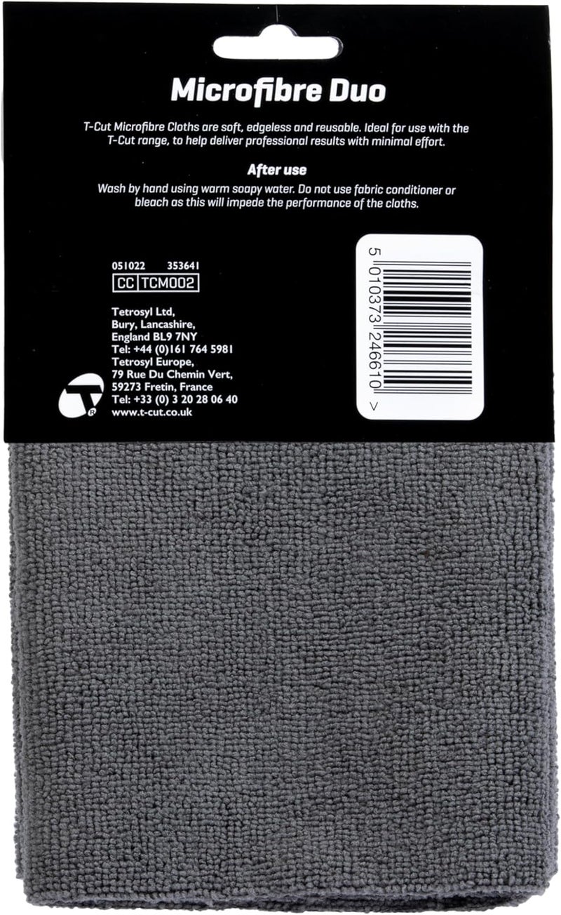 T-Cut Microfibre Duo Pack - Ultra-Soft Edgeless Cleaning Cloths - Image 3