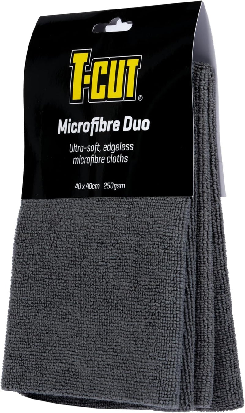 T-Cut Microfibre Duo Pack - Ultra-Soft Edgeless Cleaning Cloths - Image 2